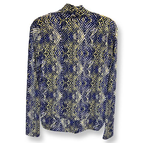 Anne Klien, S, Royal Blue Yellow, layered, Long sleeve top - Picture 9 of 9